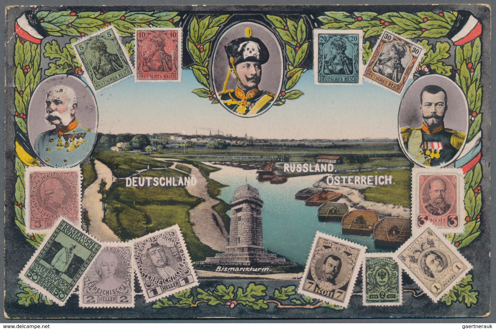 Ansichtskarten: Politik / Politics: RUSSLAND, Politik & Geschichte, 73 Historische Ansichtskarten Un - Figuren
