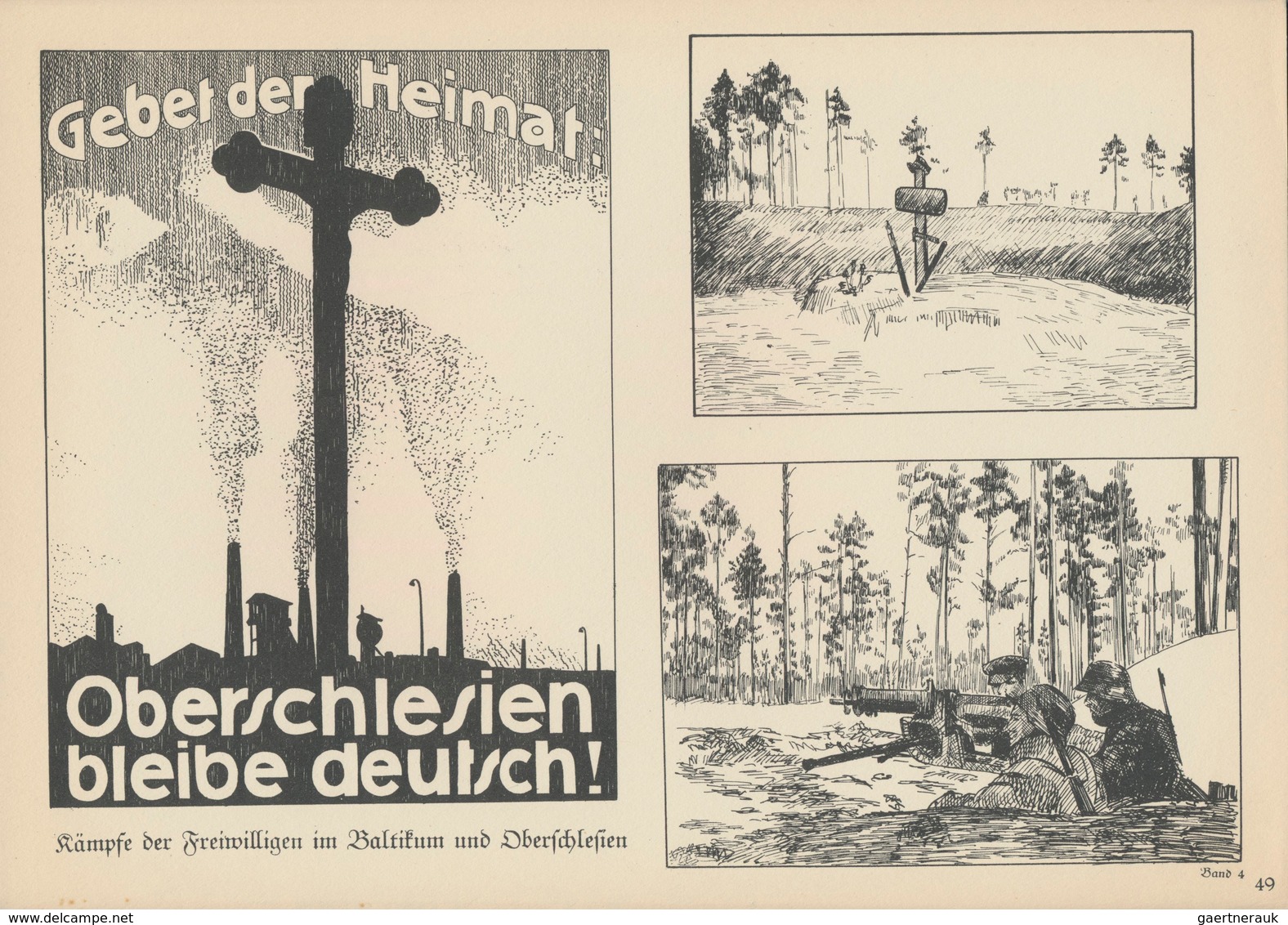 Ansichtskarten: Propaganda: 1933, "Geschichte In Bildern" IV. Band, Zusammengestellt Und Gezeichnet - Political Parties & Elections