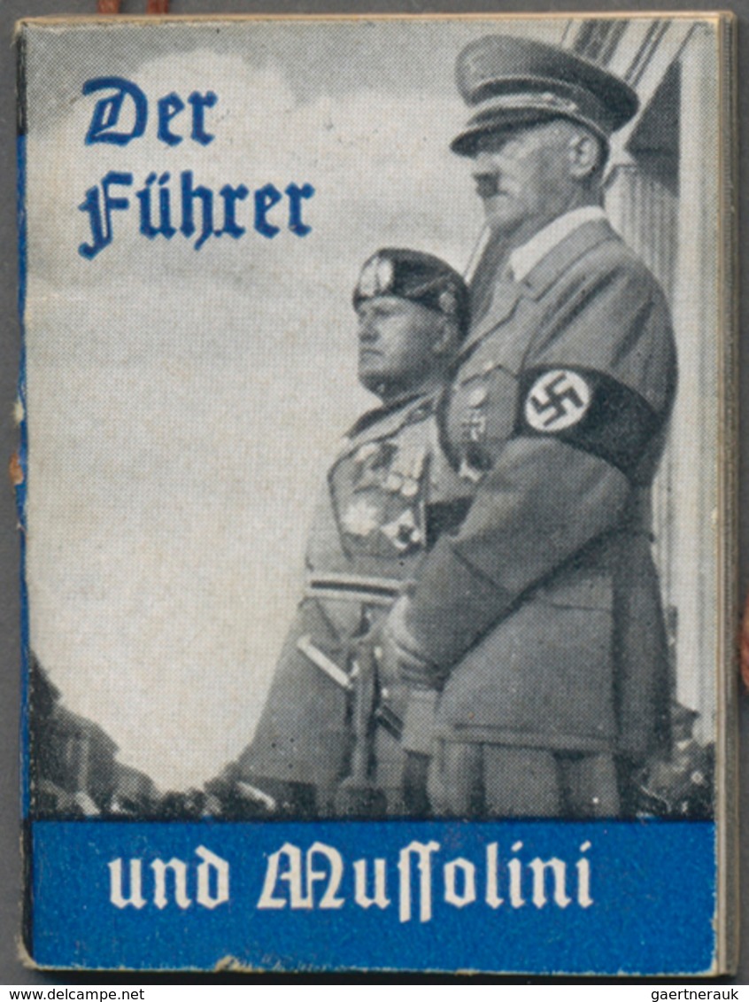 Ansichtskarten: Propaganda: 1933/1940, 10 Miniaturbüchlein Der Führer Macht Geschichte, Der Führer U - Political Parties & Elections