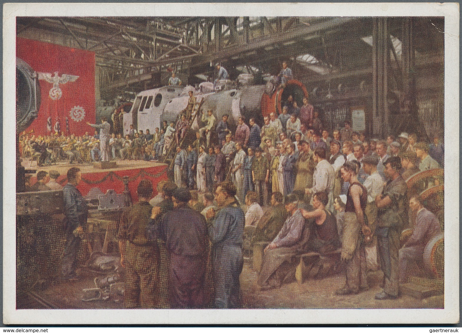 Ansichtskarten: Propaganda: 1938/1944, Österreich Nach Dem Anschluss, 54 Propagandakarten, 6 Stempel - Political Parties & Elections