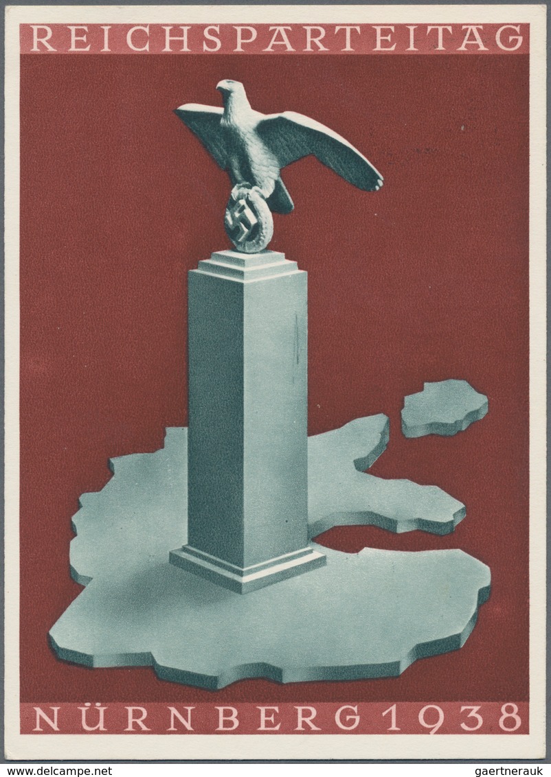 Ansichtskarten: Propaganda: 1939/1945: Bestand Von 164 Propagandakarten, Meist Bessere Motive, In üb - Parteien & Wahlen