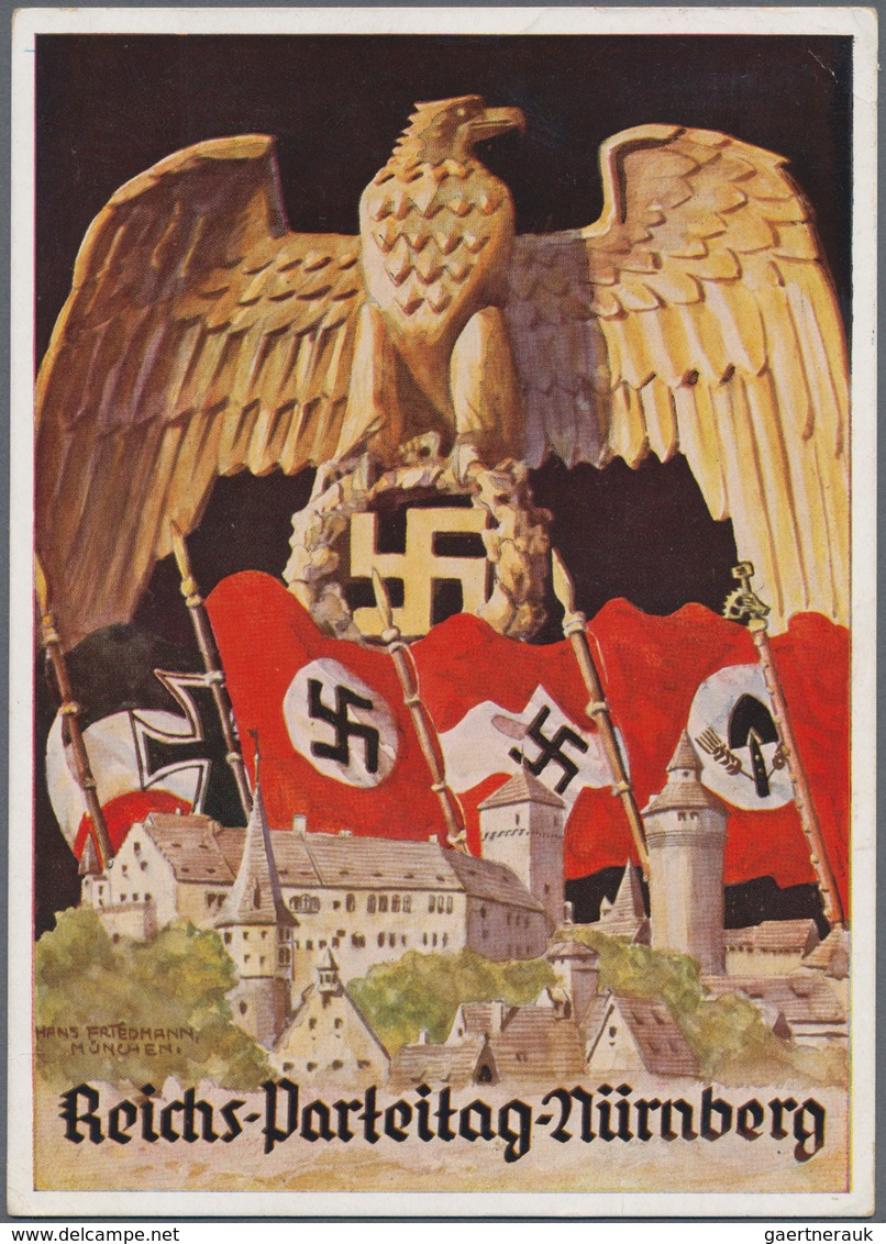 Ansichtskarten: Propaganda: 1939/1945: Bestand von 249 Propagandakarten, meist bessere Motive, in üb