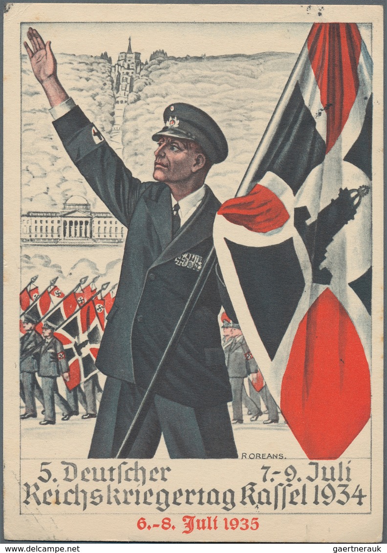 Ansichtskarten: Propaganda: Collection Of Ca 115 WWII-era Propaganda Cards, With Many Better Items S - Political Parties & Elections