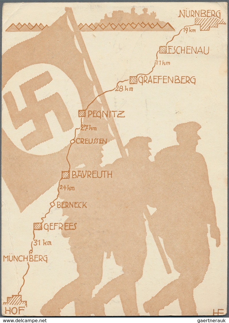 Ansichtskarten: Propaganda: Collection of ca 115 WWII-era propaganda cards, with many better items s