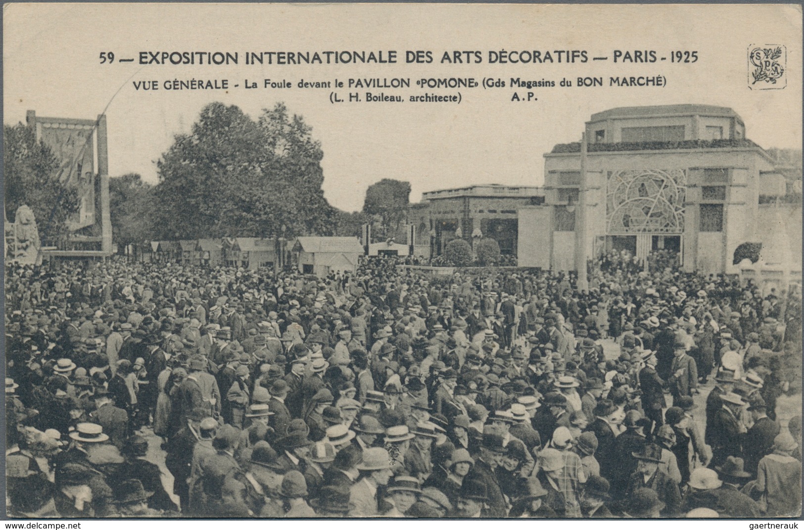 Ansichtskarten: Motive / Thematics: EXPO ART DÉCORATIF PARIS 1925 / ARCHITEKTUR, Schachtel Mit Gut 3 - Other & Unclassified