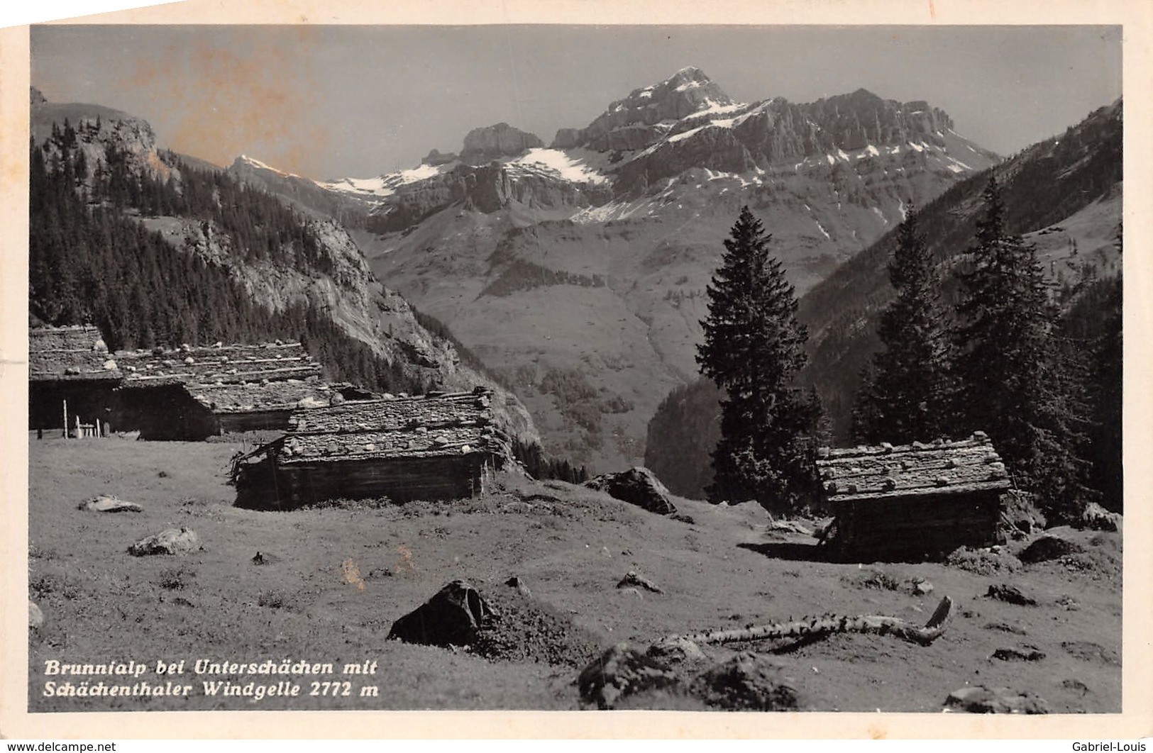 Brunnialp Bei Unterschächen Mit Schächenthaler Windgelle - Unterschächen