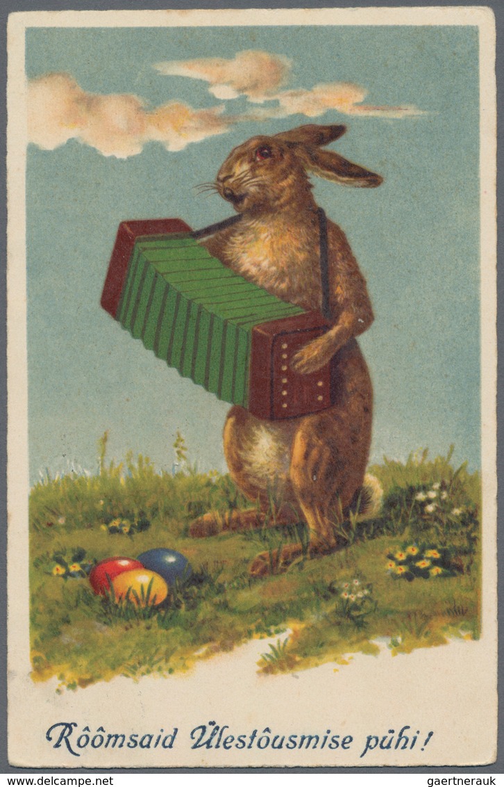 Ansichtskarten: Motive / Thematics: GLÜCKWUNSCH / OSTERN, Schachtel Mit Gut 230 Osterkarten Ab Ca. 1 - Other & Unclassified