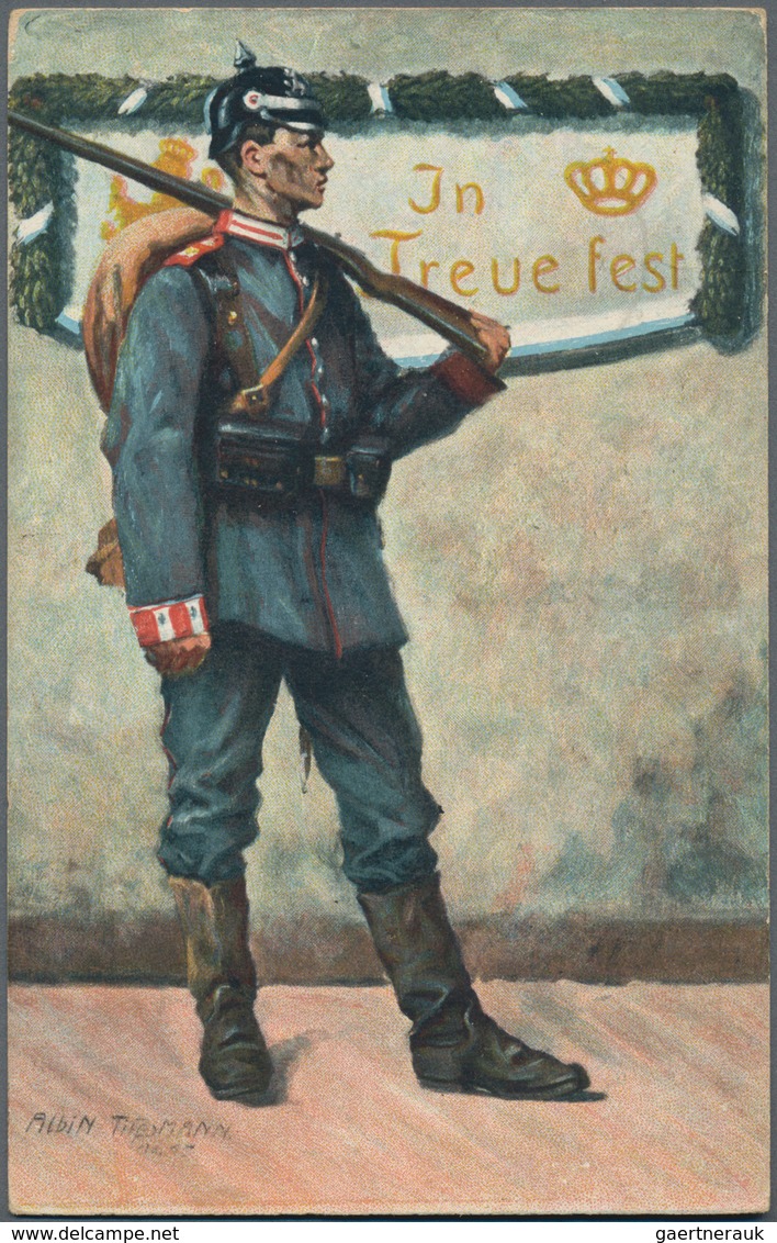 Ansichtskarten: Motive / Thematics: MILITÄR / 1. WELTKRIEG, Die Bayerische Armee 1914/1918 Im Felde, - Andere & Zonder Classificatie