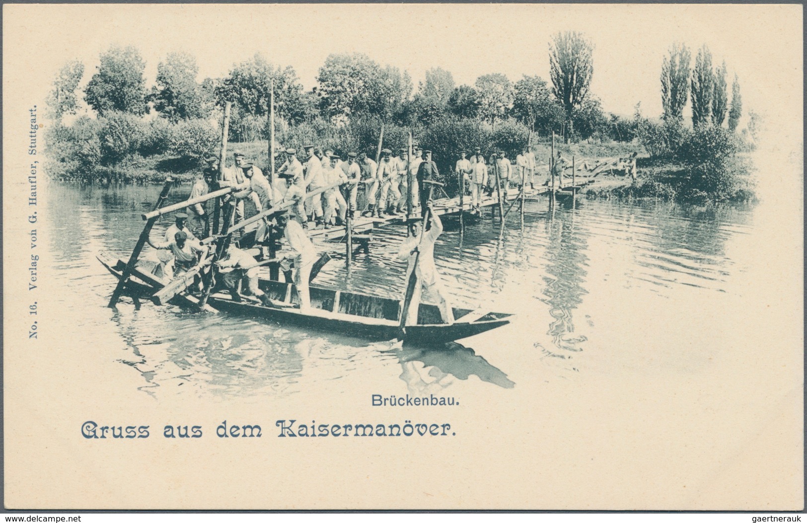 Ansichtskarten: Motive / Thematics: MILITÄR / KAISERMANÖVER 1897, 17 Historische Ansichtskarten, All - Other & Unclassified