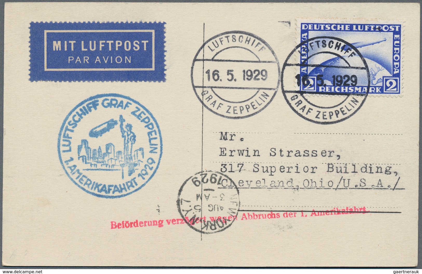 Ansichtskarten: Motive / Thematics: ZEPPELIN: Over two hundred Zeppelin flights, original private ph