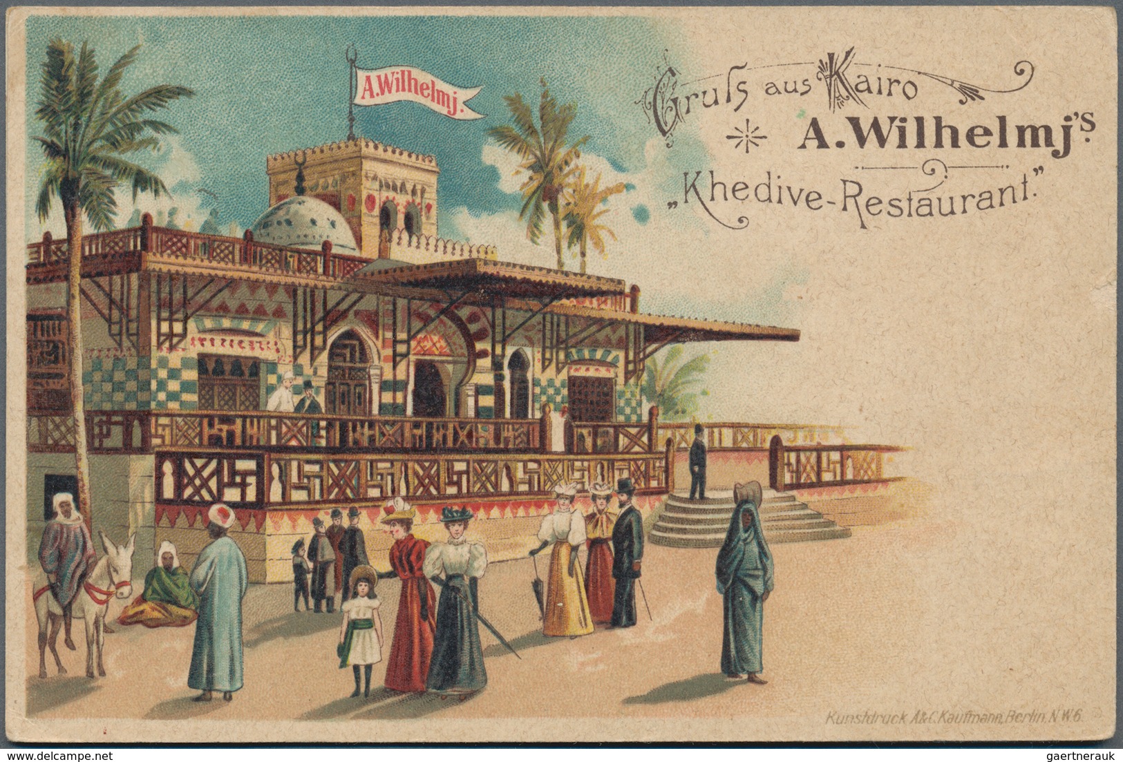 Ansichtskarten: Alle Welt: 1898 "Gruss Aus KAIRO": 27 Verschiedene Ansichtskarten Von Der Berliner G - Zonder Classificatie