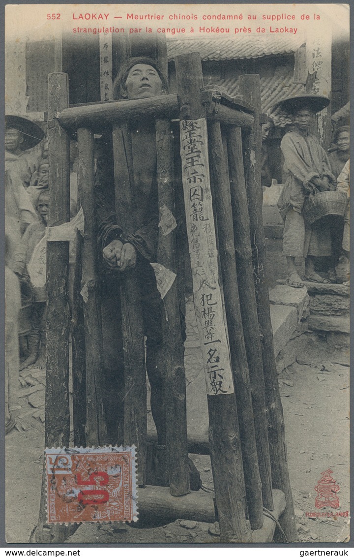 Ansichtskarten: Alle Welt: FRANZÖSISCH INDOCHINA, Sammlung mit 66 Ansichtskarten, aus der Zeit 1910-