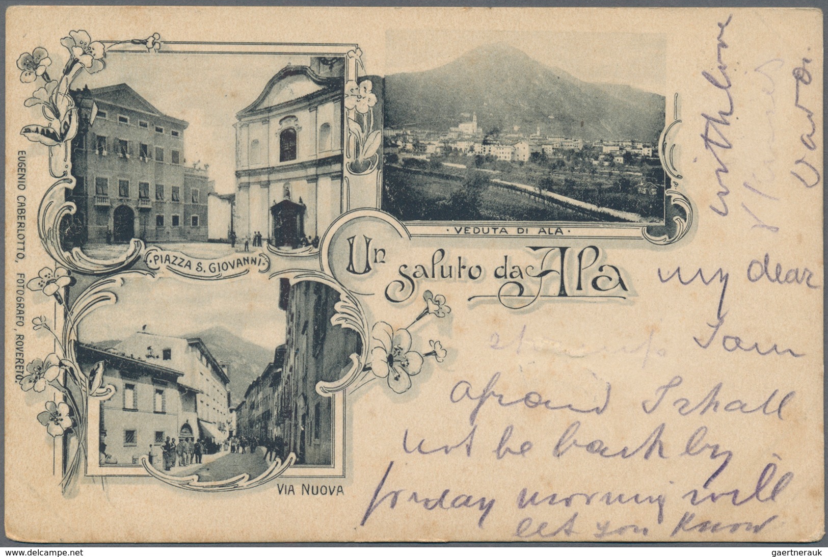 Ansichtskarten: Alle Welt: ITALIEN, Voluminöser Posten Mit Gut 1200 Historischen Ansichtskarten Ab C - Unclassified