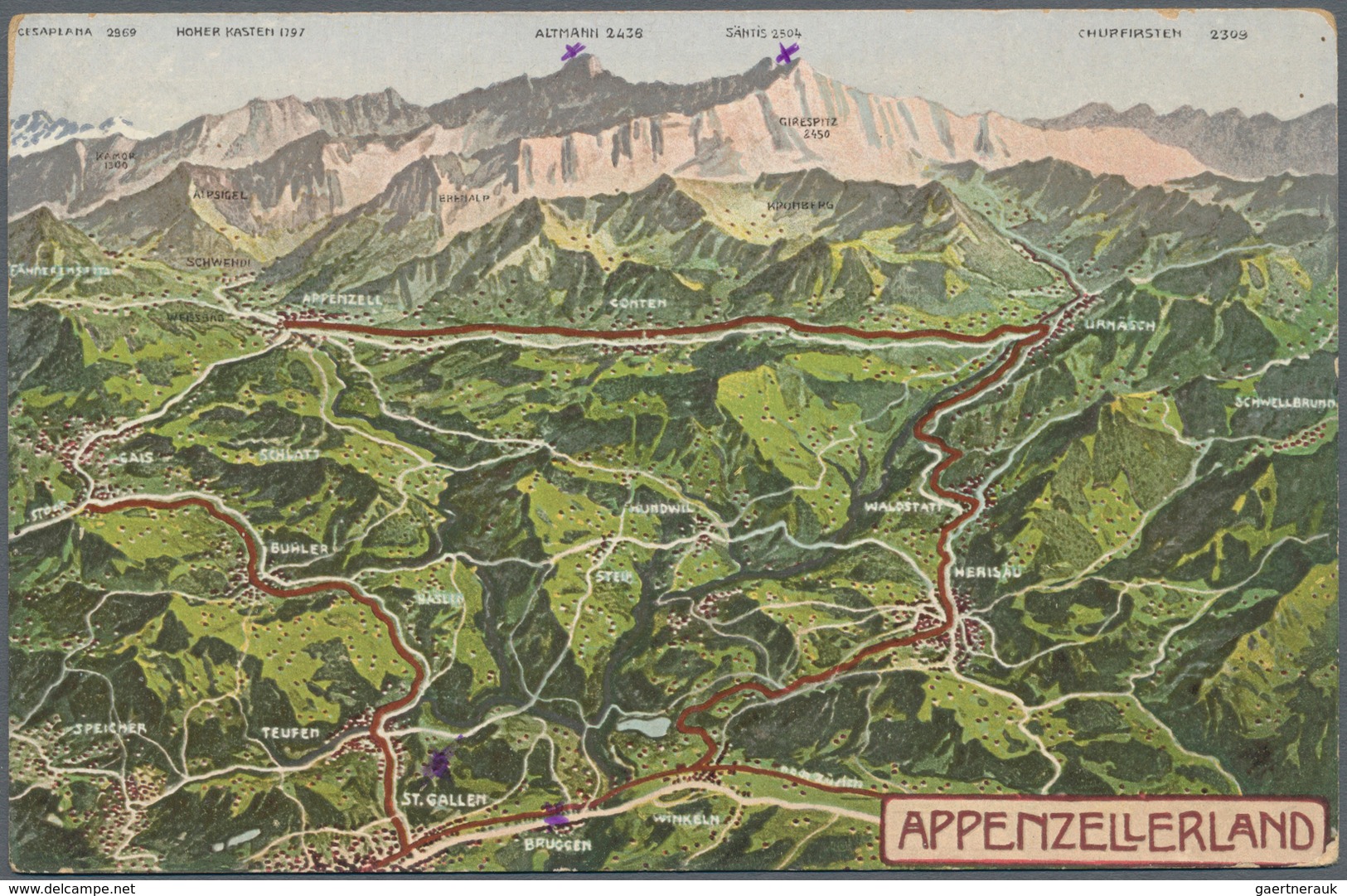 Ansichtskarten: Alle Welt: SCHWEIZ, Kleine Schachtel Mit Ungefähr 120 Historischen Ansichtskarten Ab - Unclassified