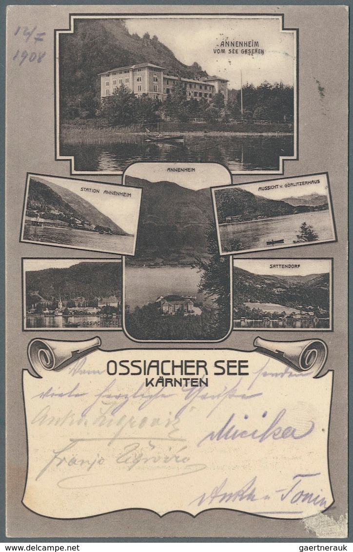 Ansichtskarten: Österreich: KÄRNTEN. Bezirk Villach-Land, von Bad Bleiberg bis zu den westlichen Ort