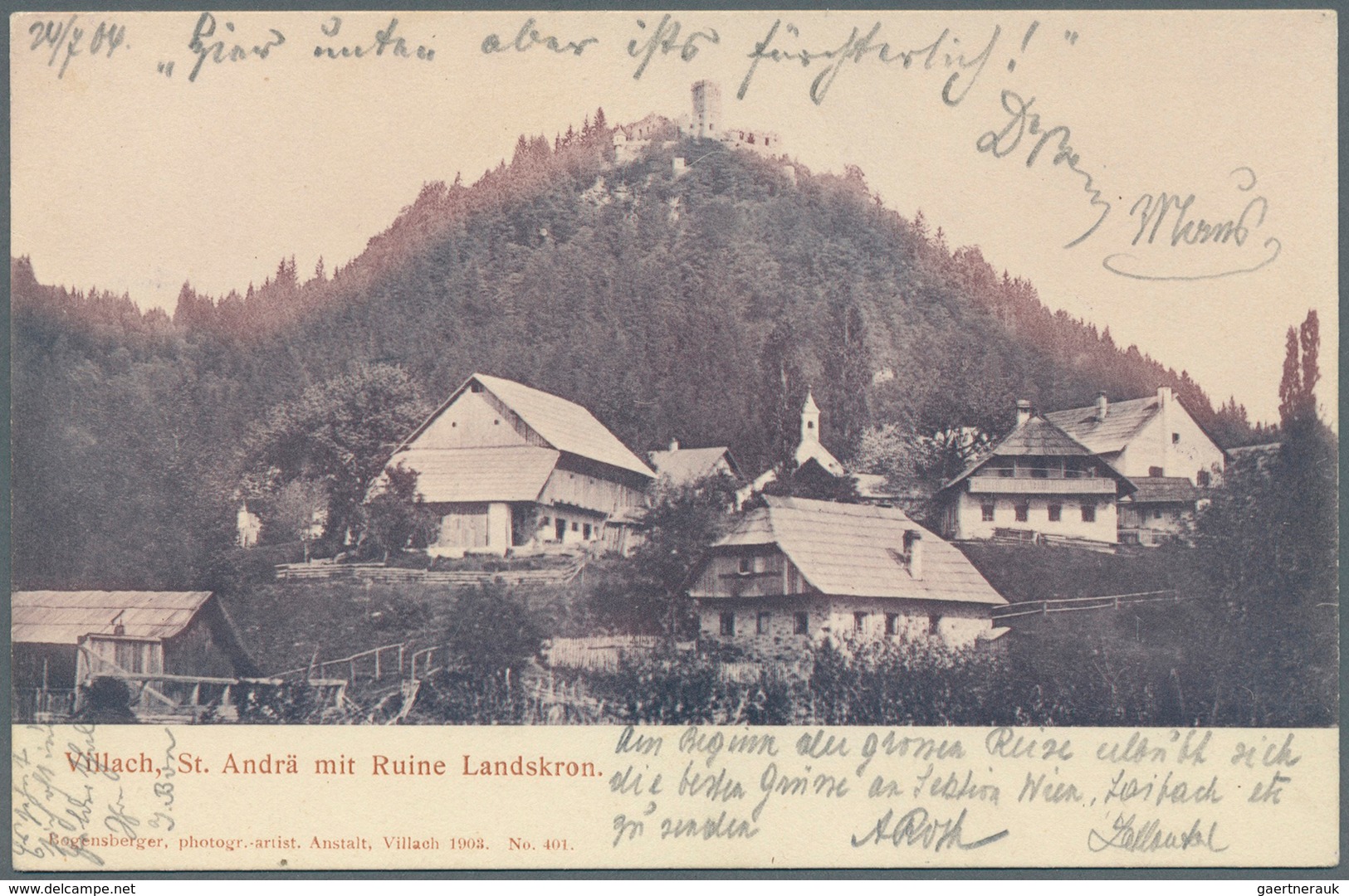 Ansichtskarten: Österreich: KÄRNTEN. Bezirk Villach-Land, von Bad Bleiberg bis zu den westlichen Ort