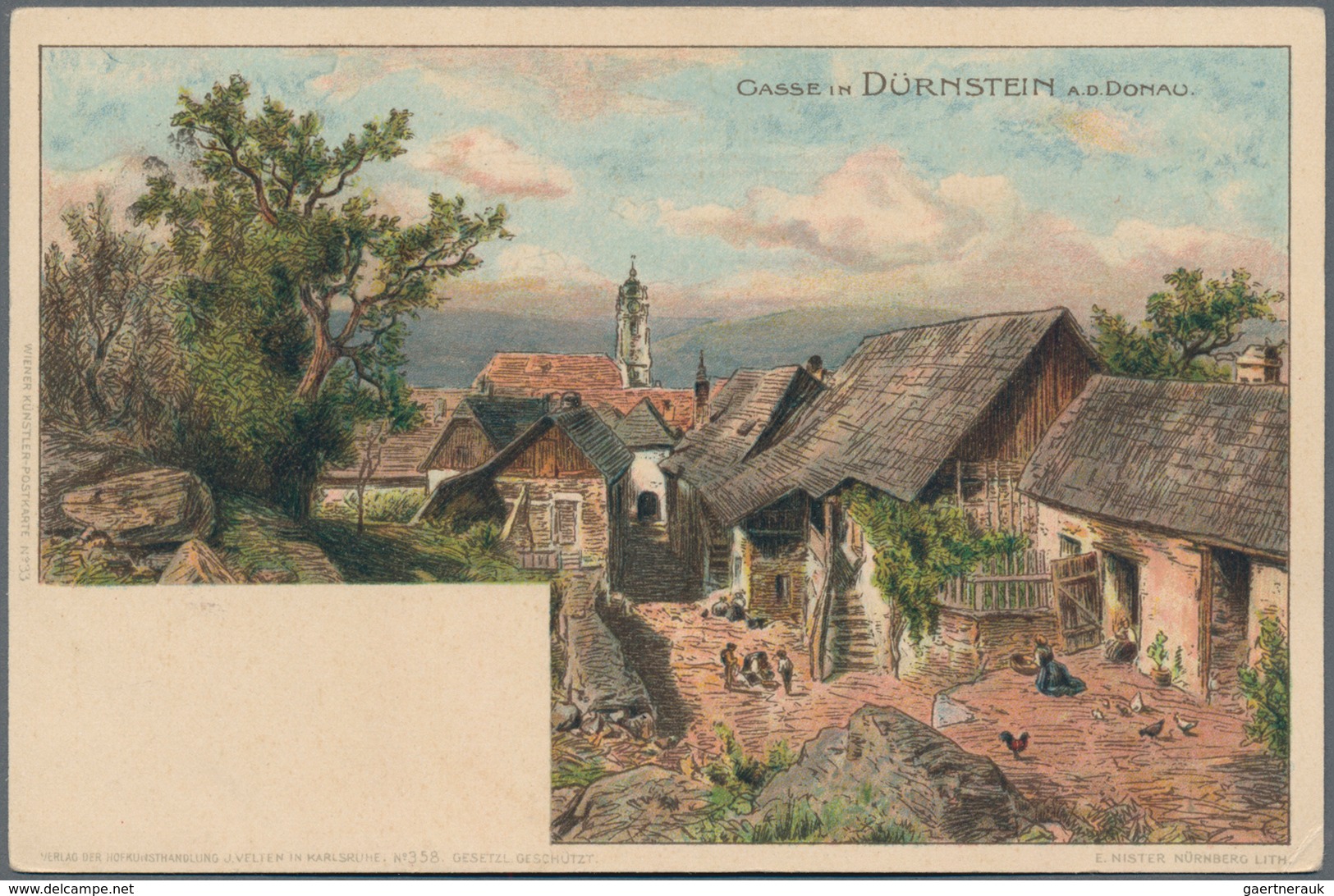 Ansichtskarten: Österreich: NIEDERÖSTERREICH / DÜRNSTEIN In Der Wachau, Karton Mit Rund 1300 Histori - Other & Unclassified