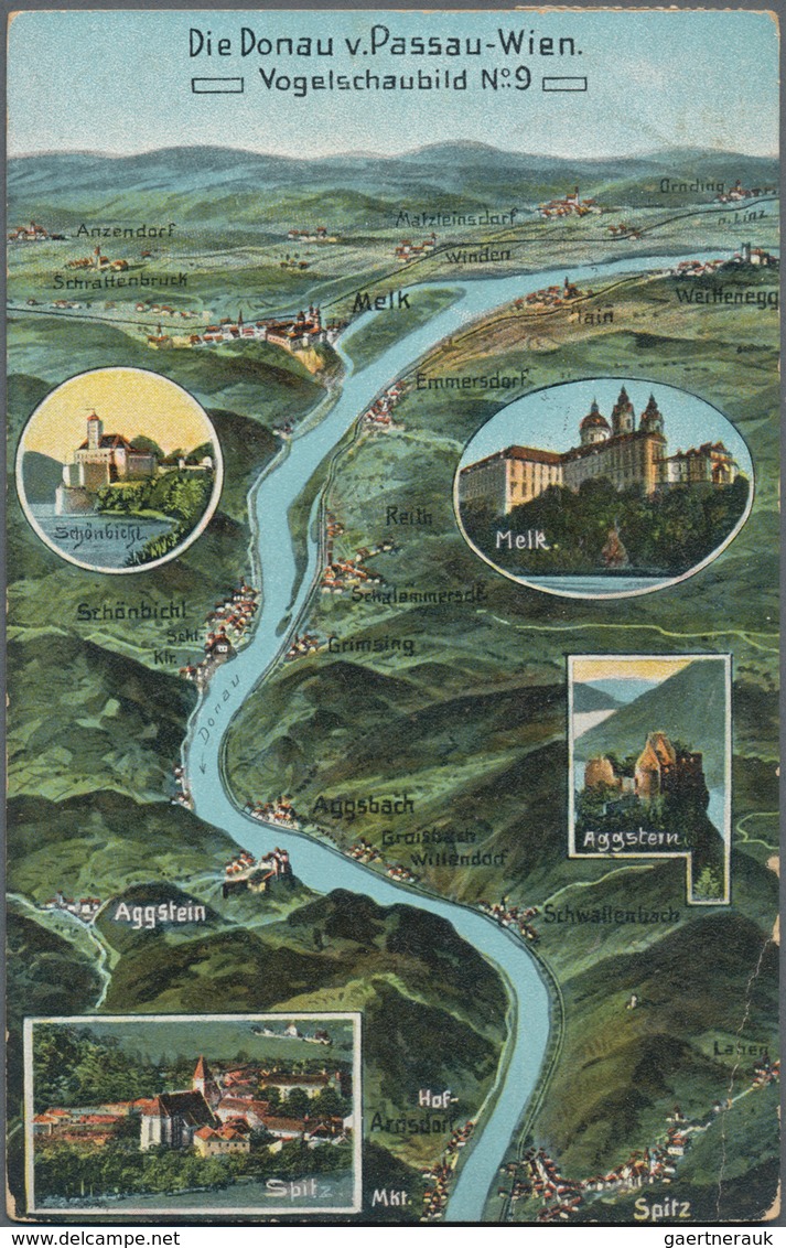 Ansichtskarten: Österreich: NIEDERÖSTERREICH / MELK An Der Donau, Karton Mit über 900 Historischen A - Other & Unclassified