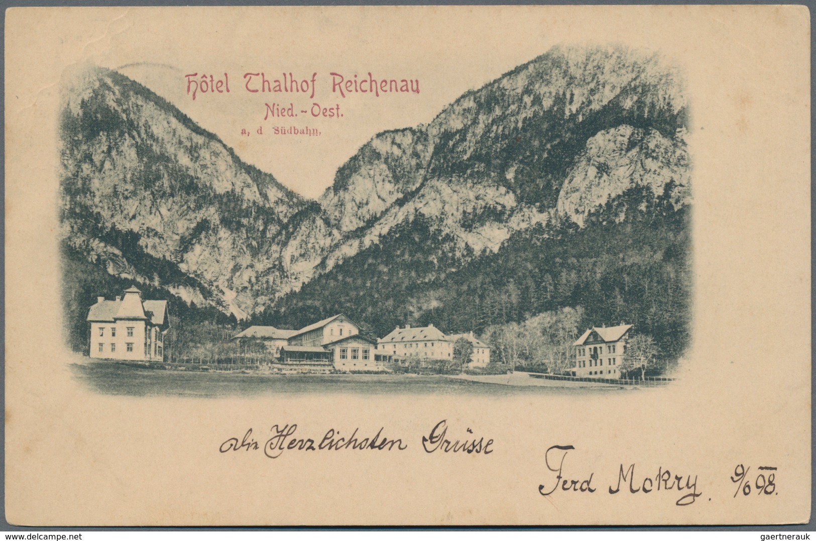 Ansichtskarten: Österreich: NIEDERÖSTERREICH / REICHENAU Bei Payerbach, Schachtel Mit Gut 300 Histor - Andere & Zonder Classificatie
