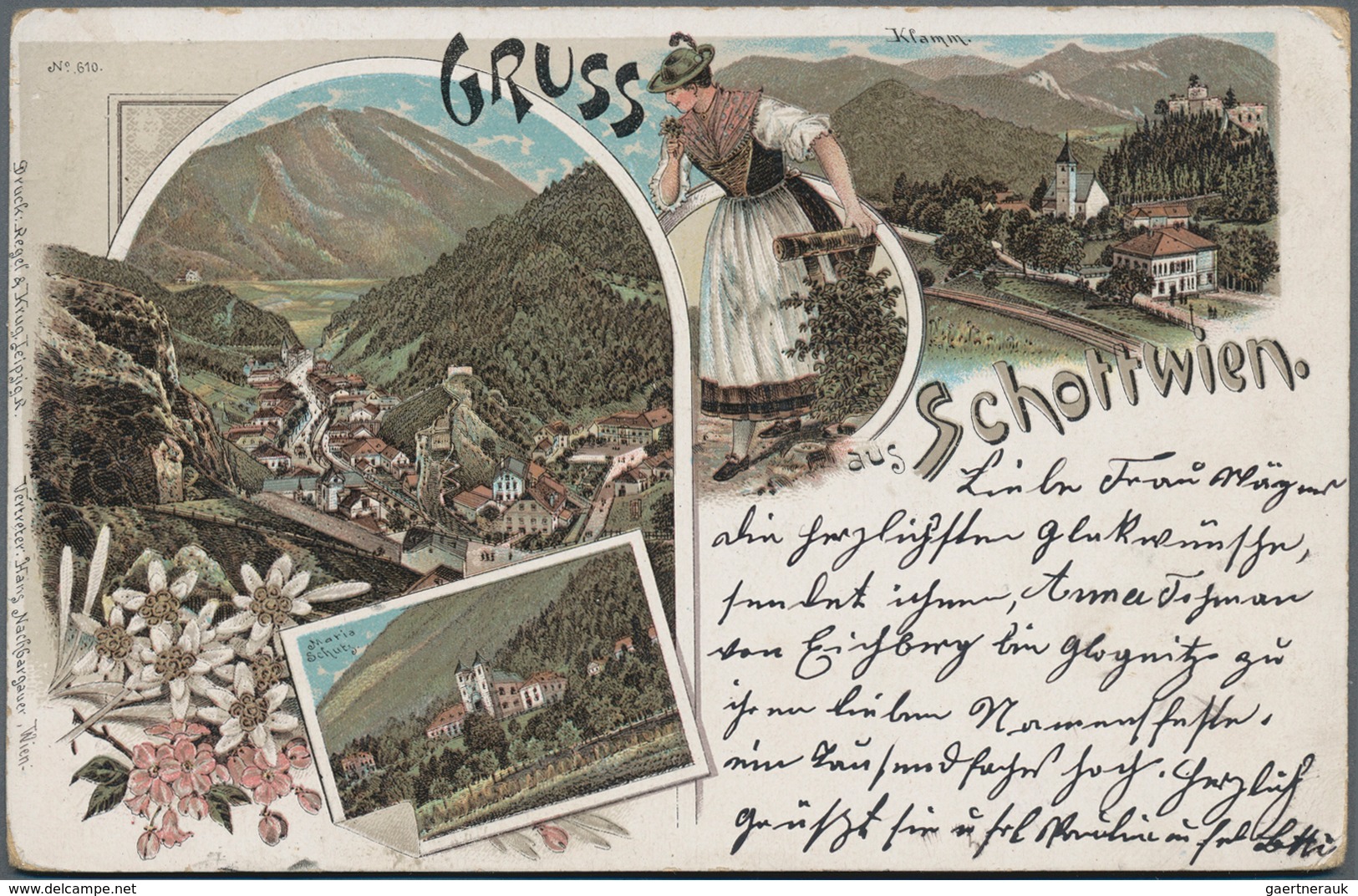 Ansichtskarten: Österreich: NIEDERÖSTERREICH / SCHOTTWEIN, Schachtel Mit über 120 Historischen Ansic - Sonstige & Ohne Zuordnung
