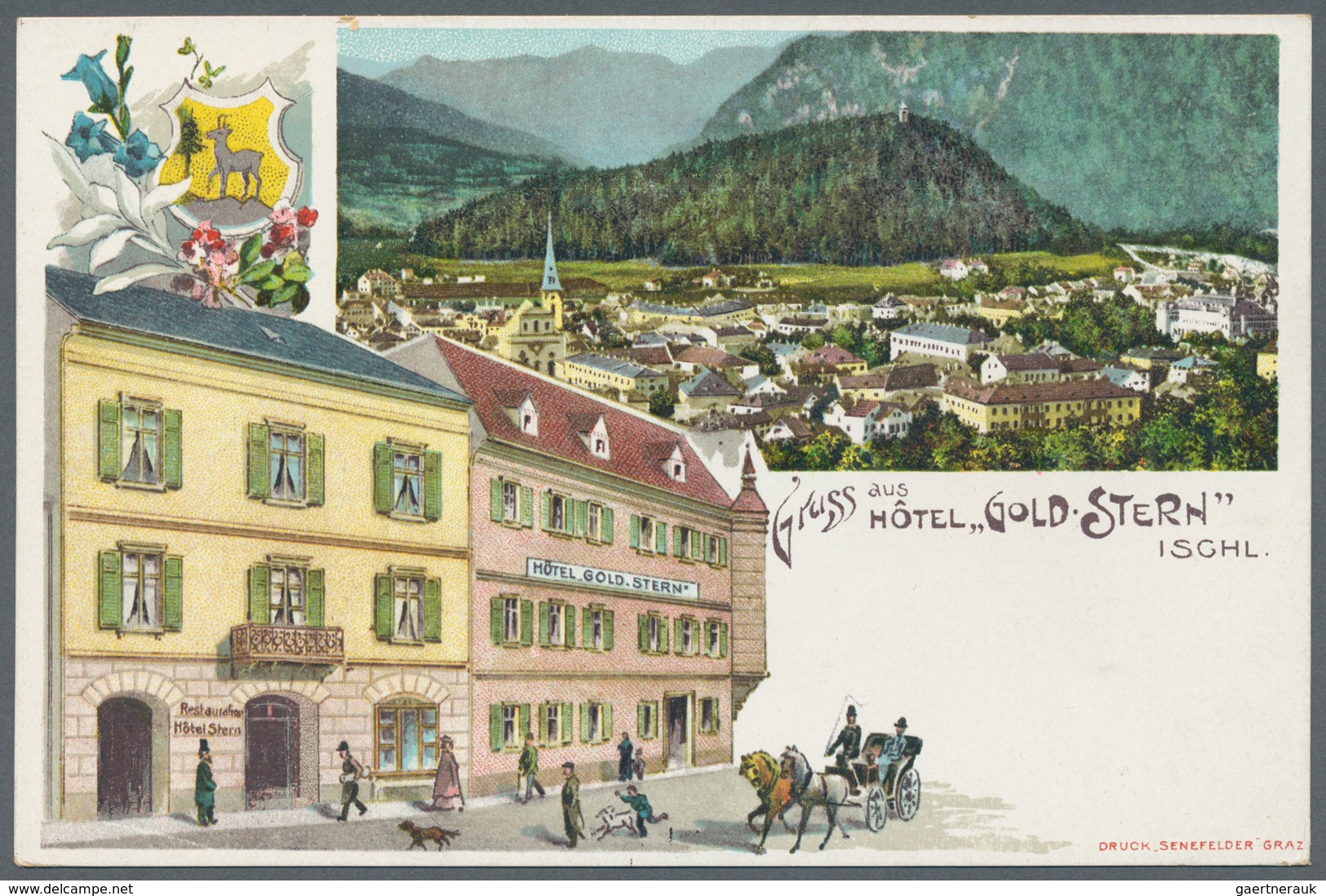 Ansichtskarten: Österreich: OBERÖSTERREICH. Bad Ischl (Bezirk Gmunden, PLZ 482). Der Bekannte Kurort - Andere & Zonder Classificatie