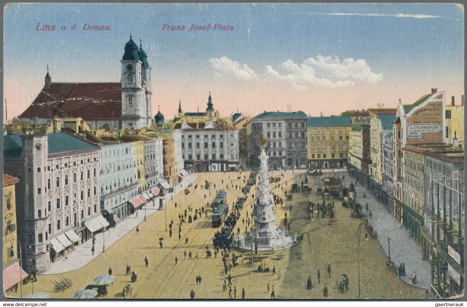 Ansichtskarten: Österreich: OBERÖSTERREICH. Linz (Bezirk Linz, 402 – 404). Eine Beeindruckende Zusam - Other & Unclassified