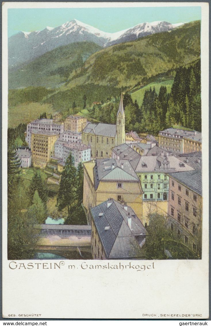 Ansichtskarten: Österreich: SALZBURG. Bad Gastein (Bezirk St. Johann im Pongau, PLZ 564). Weder der