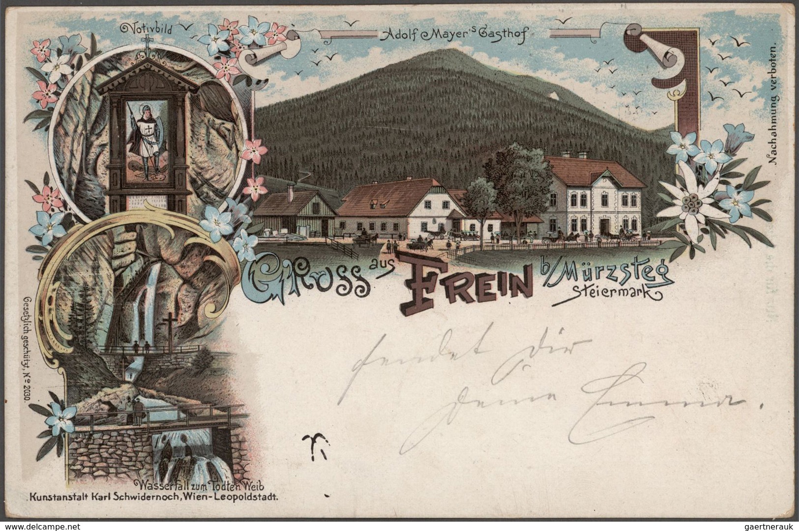 Ansichtskarten: Österreich: SCHACHTEL mit gut 500 historischen Ansichtskarten ab 1892 und nur wenige