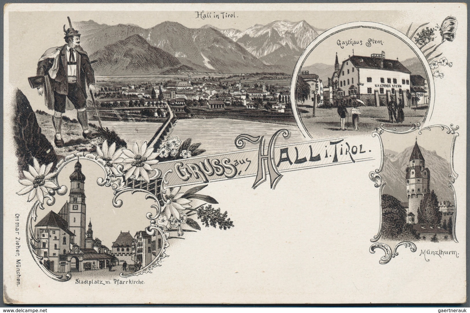 Ansichtskarten: Österreich: TIROL / HALL In Tirol, Karton Mit über 1000 Historischen Ansichtskarten - Sonstige & Ohne Zuordnung
