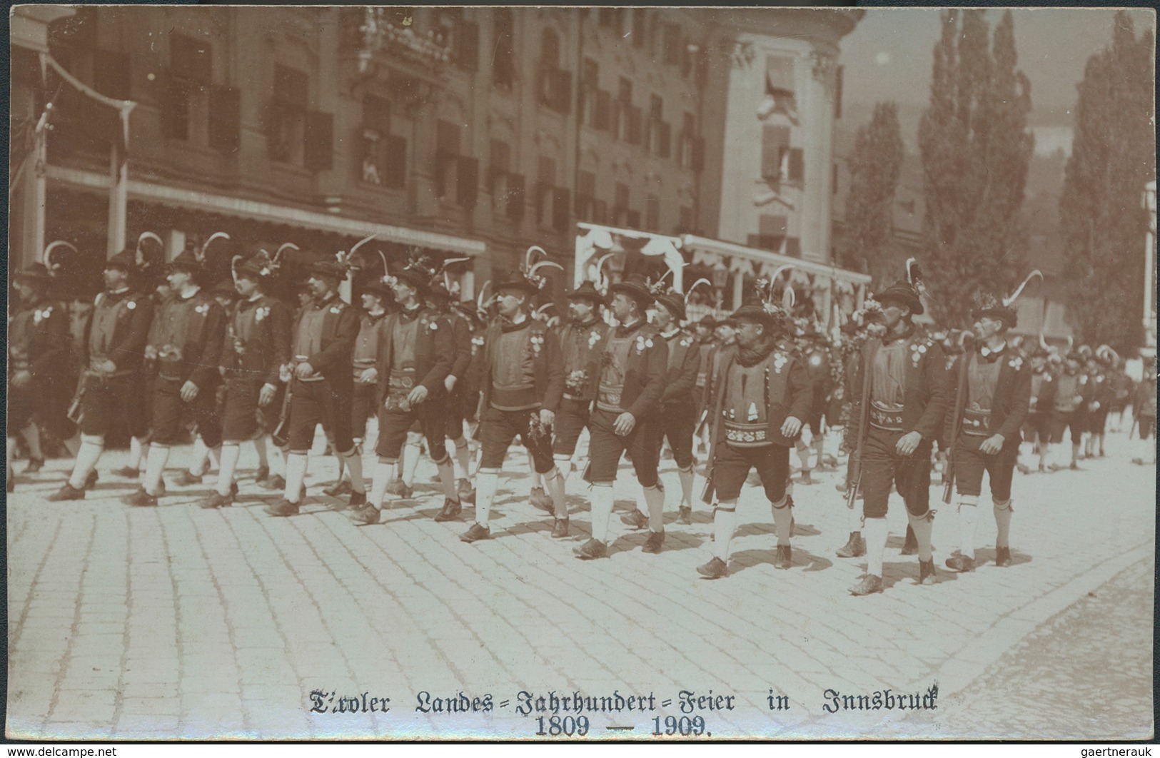 Ansichtskarten: Österreich: TIROL / INNSBRUCK Nur Tiroler Landes-Jahrhundert-Feier 1909, Eine Geschi - Other & Unclassified