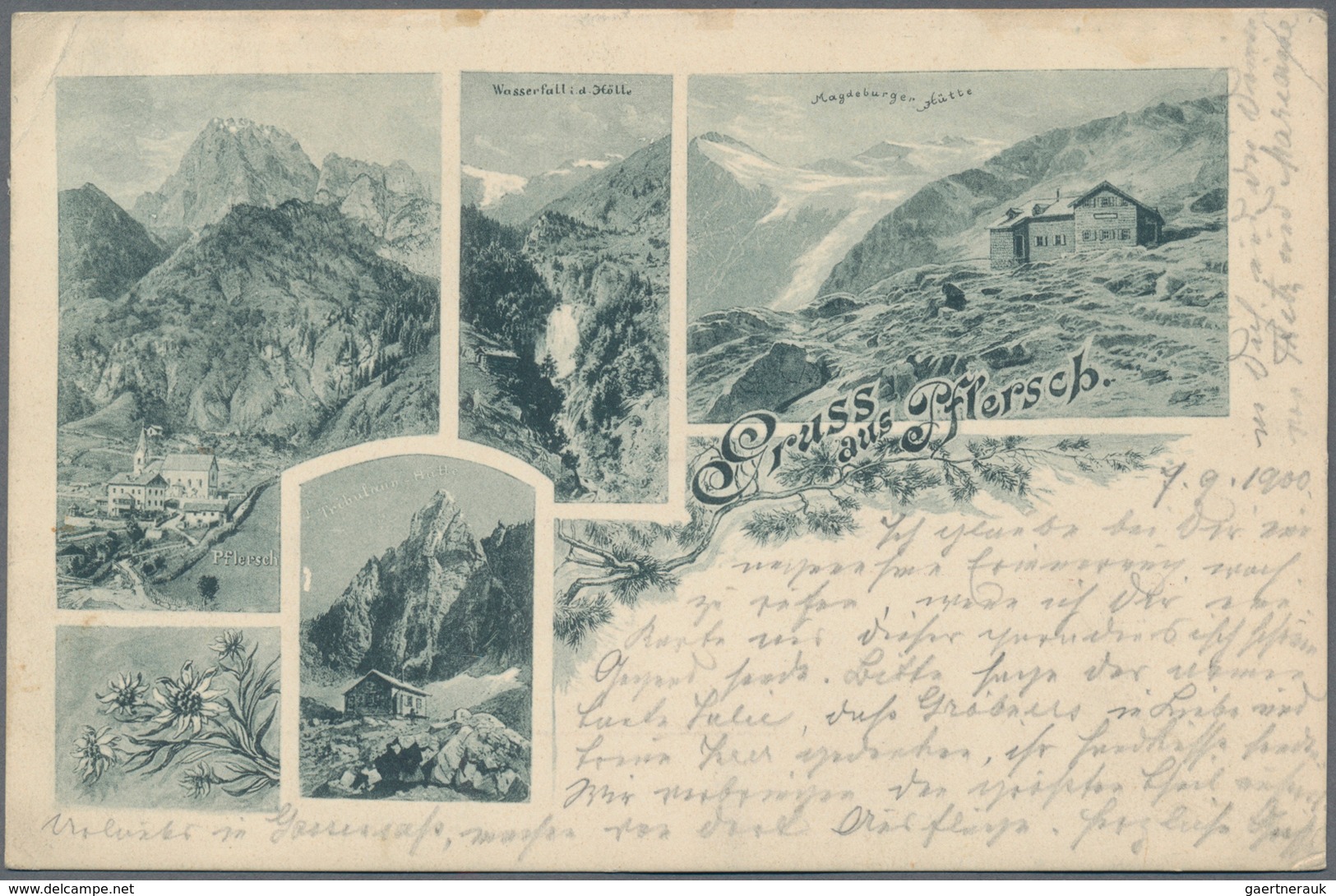 Ansichtskarten: Österreich: TIROL Und VORARLBERG Mit Angrenzender Bergwelt (u.a. Auch Mit SÜDTIROL), - Other & Unclassified