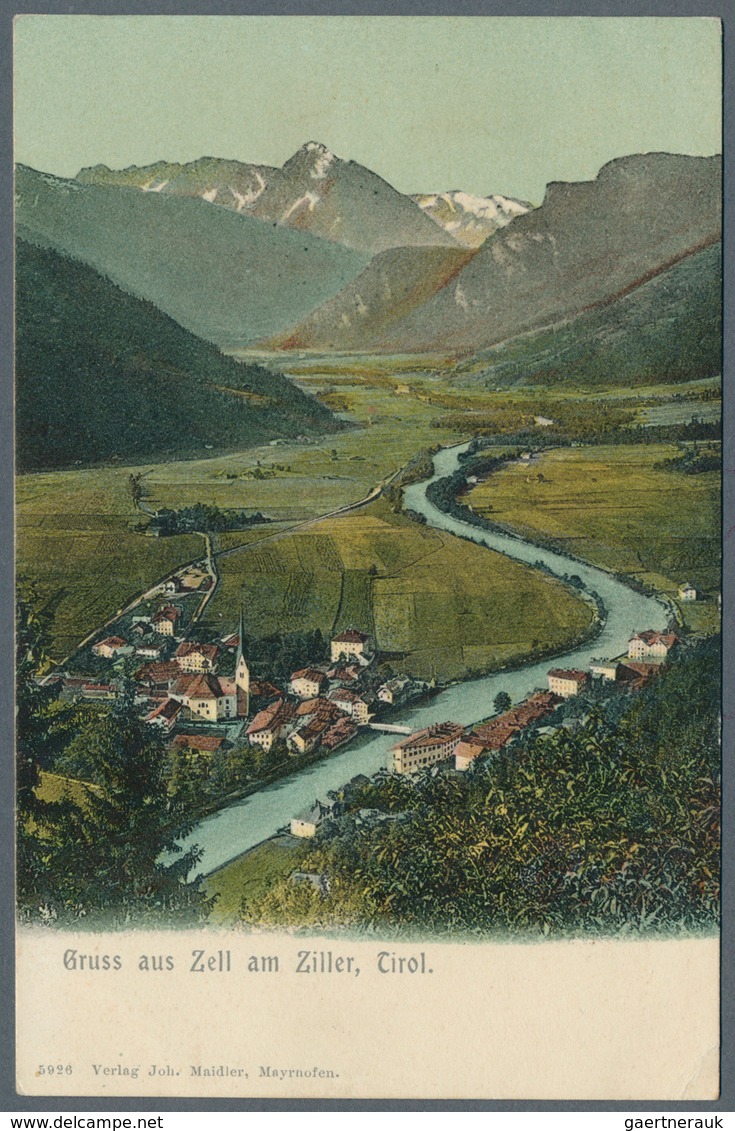 Ansichtskarten: Österreich: TIROL. Zillertal (Bezirk Schwaz, PLZ 626 – 629). Was heute Volksmusikant