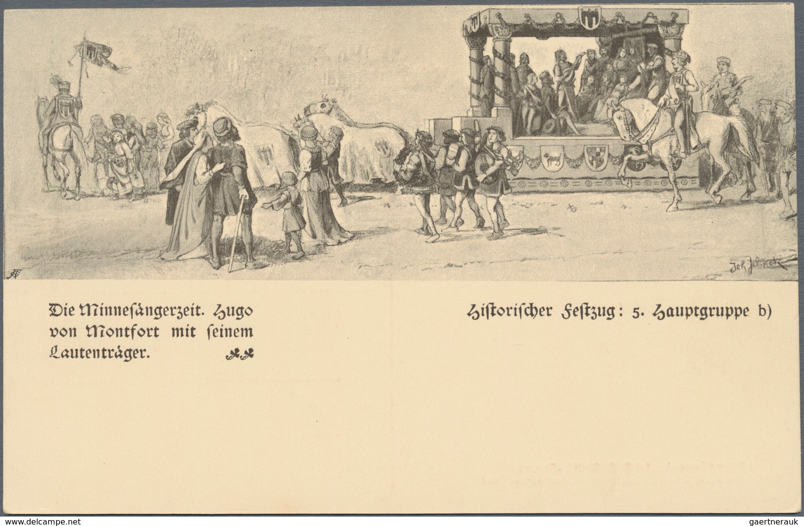 Ansichtskarten: Österreich: VORARLBERG / BREGENZ, Vorarlberger Jahrhundertfeier 1909, Komplette 6er - Andere & Zonder Classificatie