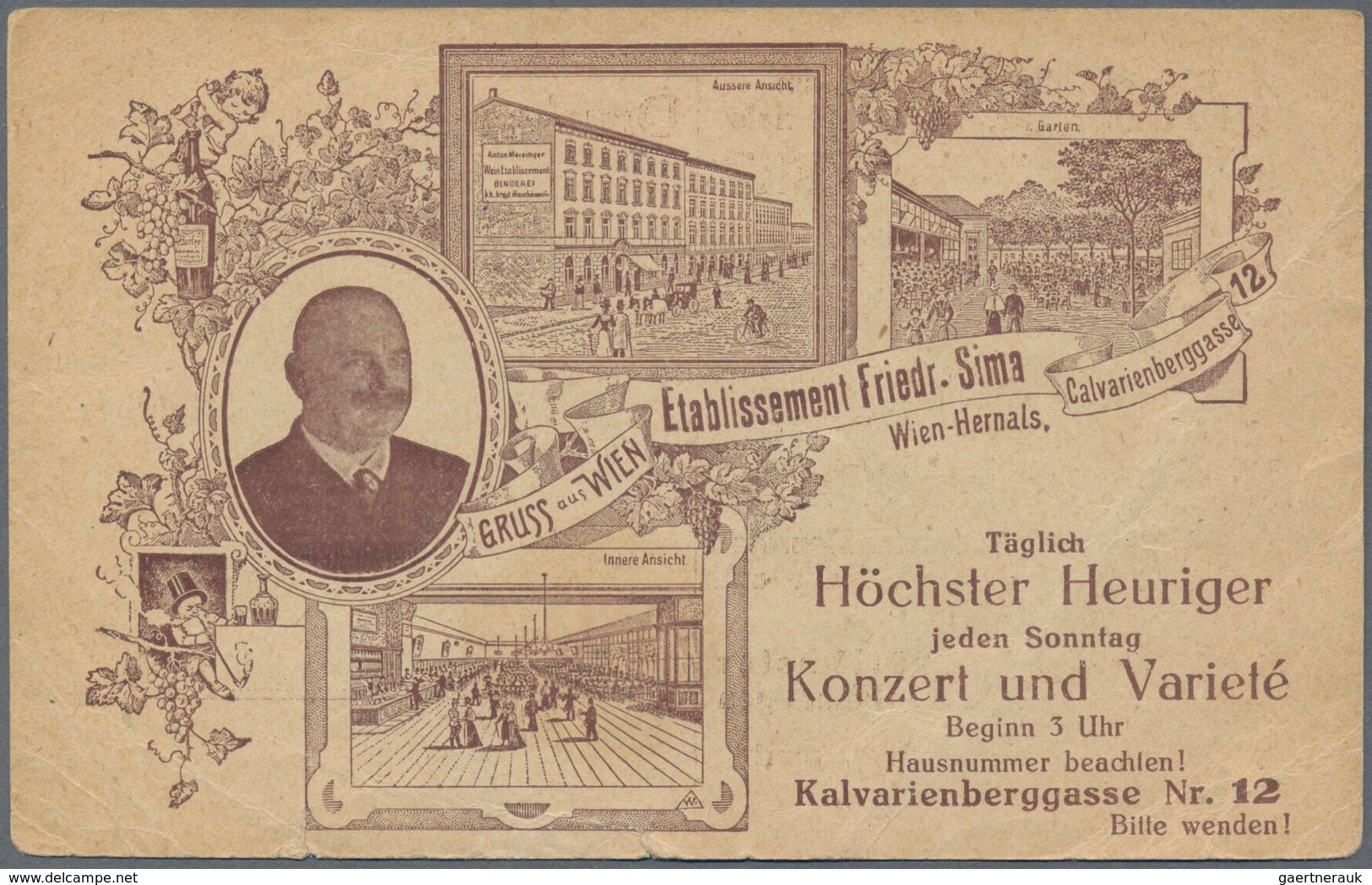 Ansichtskarten: Österreich: WIEN 17. BEZIRK, DORNBACH Und NEUWALDEGG Mit Hameau Und Sofienalpe. Scha - Sonstige & Ohne Zuordnung