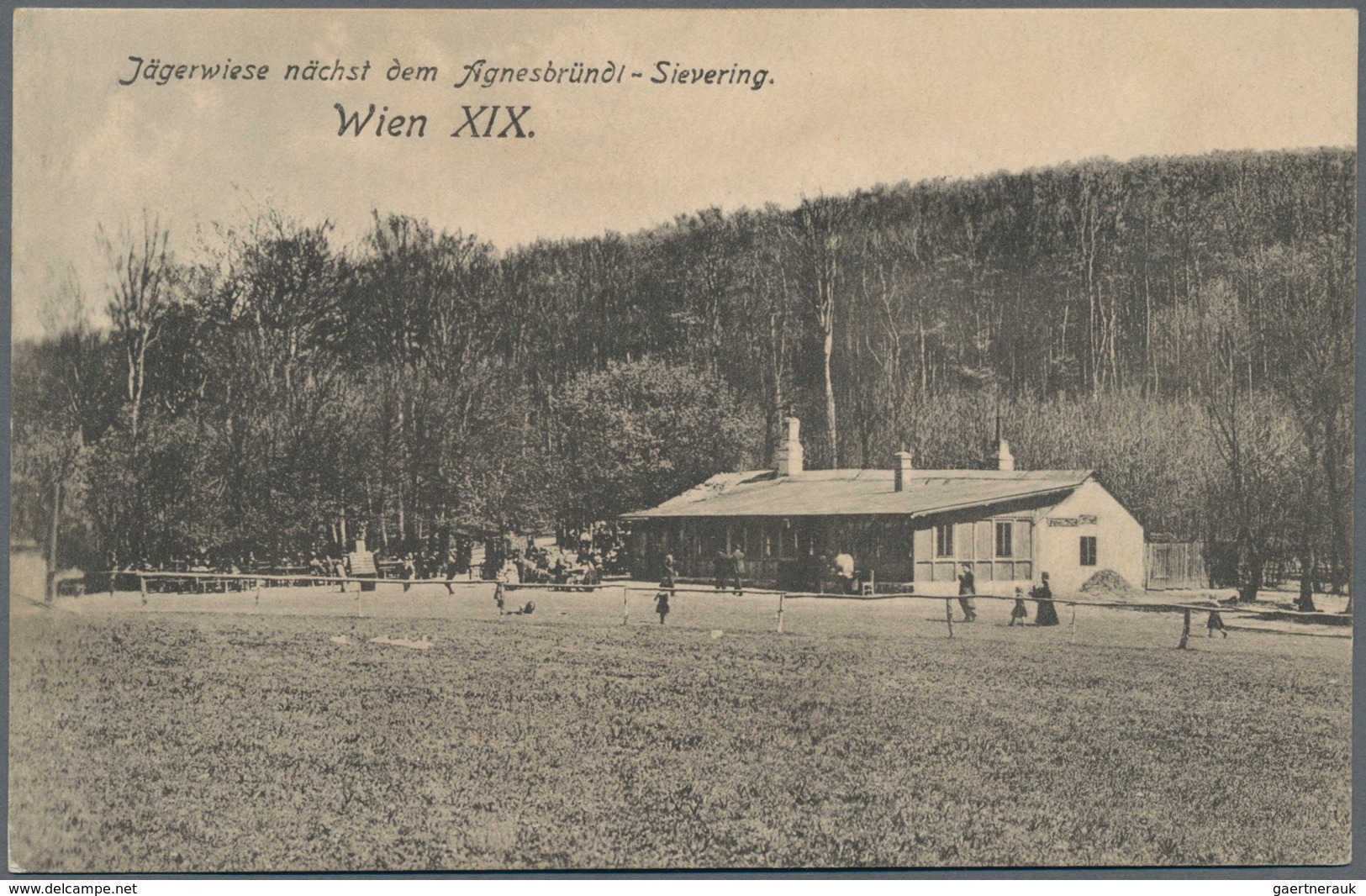 Ansichtskarten: Österreich: WIEN 19. BEZIRK SIEVERING Mit Kaasgraben, Schachtel Mit Gut 70 Historisc - Sonstige & Ohne Zuordnung