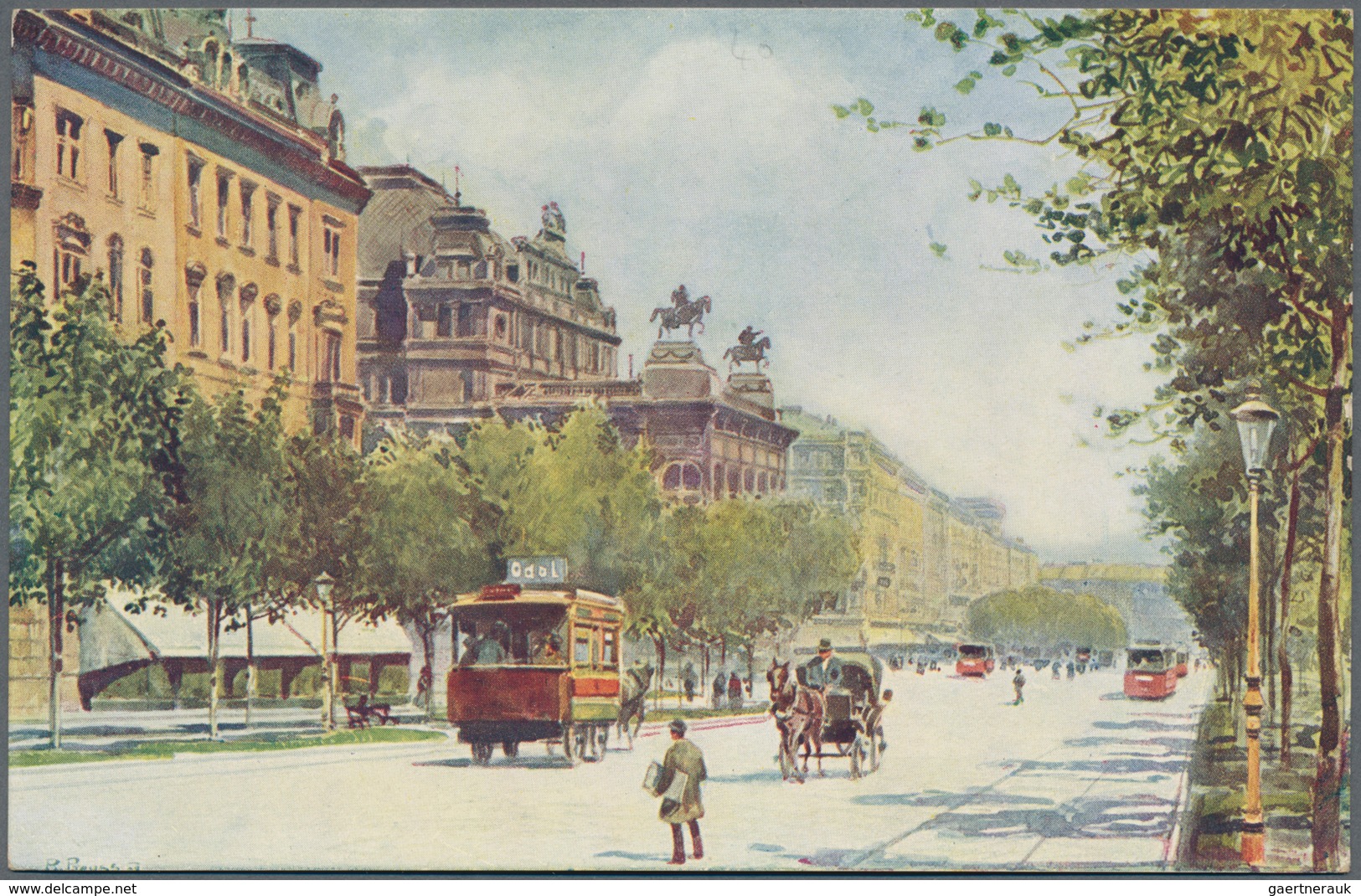 Ansichtskarten: Österreich: WIEN STRASSENBAHN. Schachtel Mit über 800 Historischen Ansichtskarten Ab - Other & Unclassified