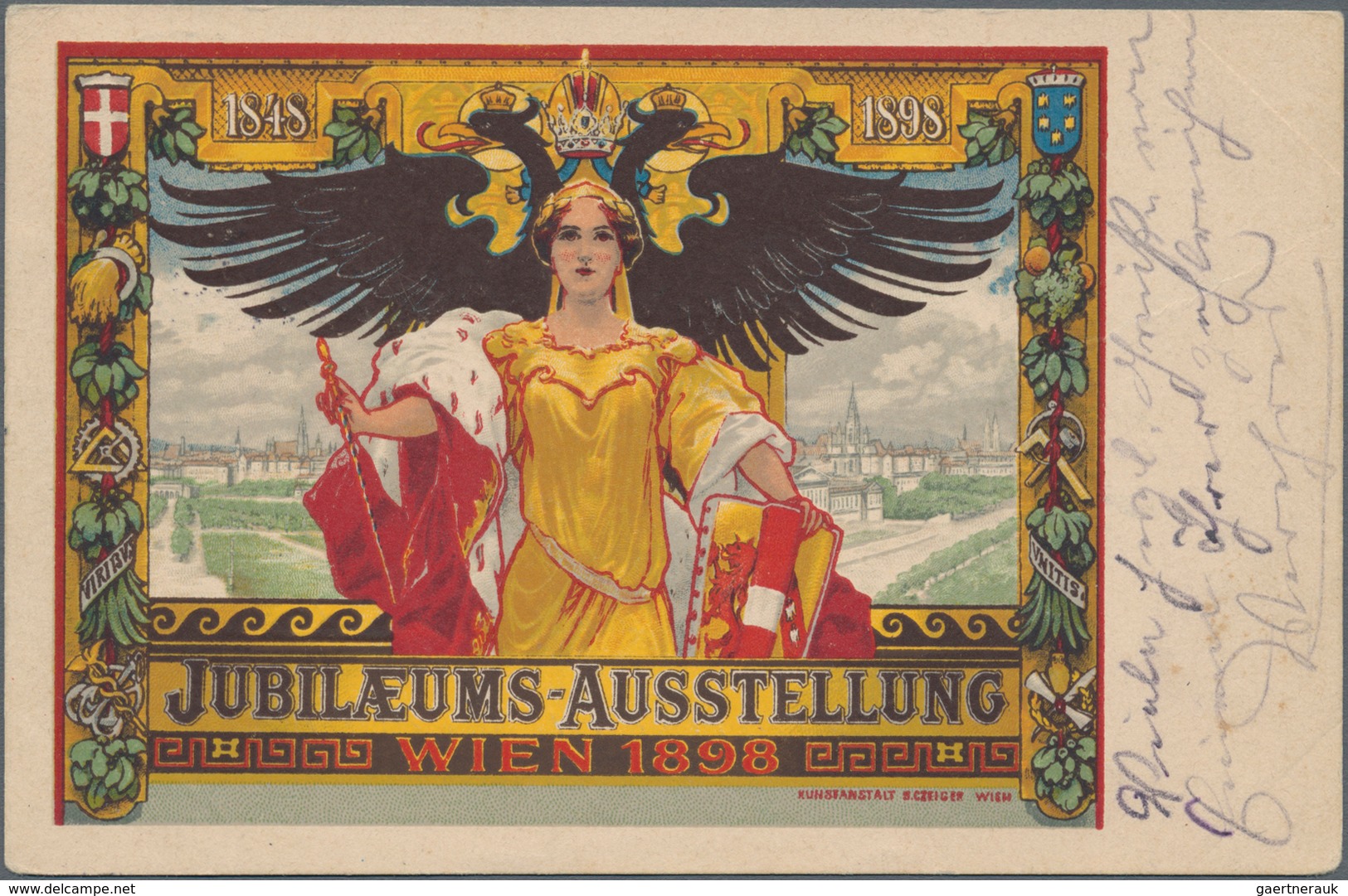 Ansichtskarten: Österreich: WIEN, Ereignisse Der Jahre 1898/1908, Ein Hochwertiges Album Mit Gut 140 - Sonstige & Ohne Zuordnung