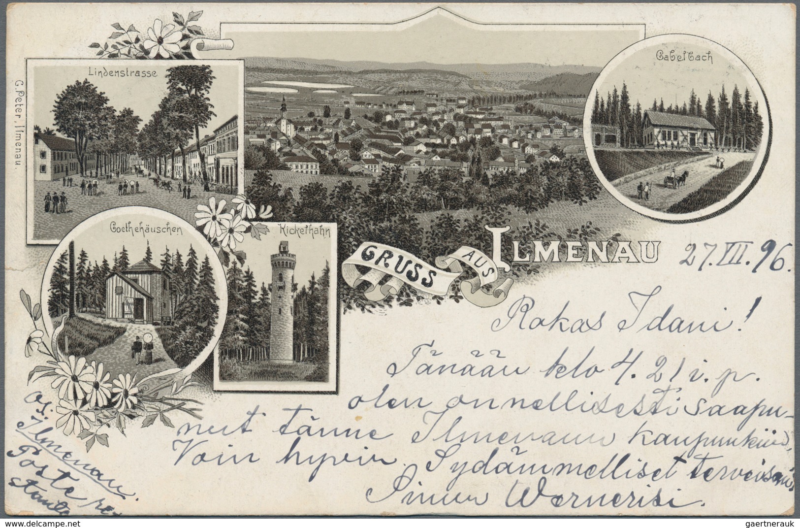 Ansichtskarten: Deutschland: 1888/1940 (ca.), Partie von ca. 125 Karten, meist Topografie, dabei Lit