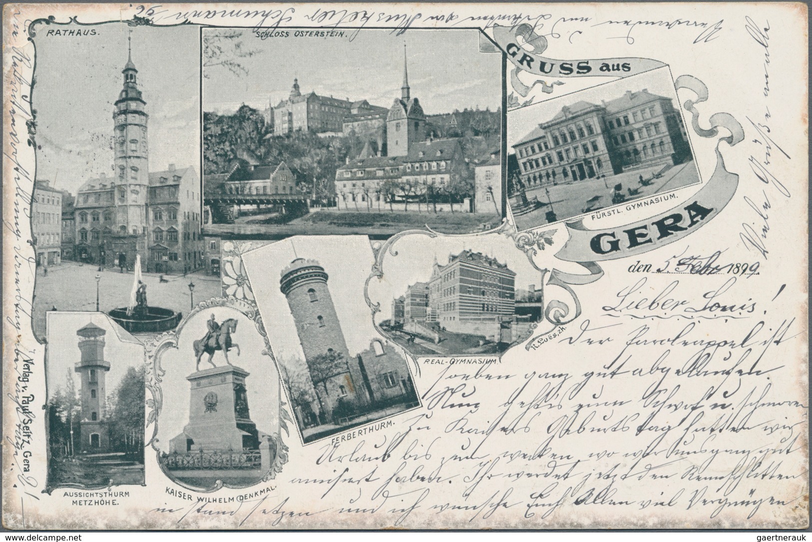 Ansichtskarten: Deutschland: 1891/1940 (ca.), Posten Von Ca. 240 Ansichtskarten Bzw. Auch Einigen We - Andere & Zonder Classificatie