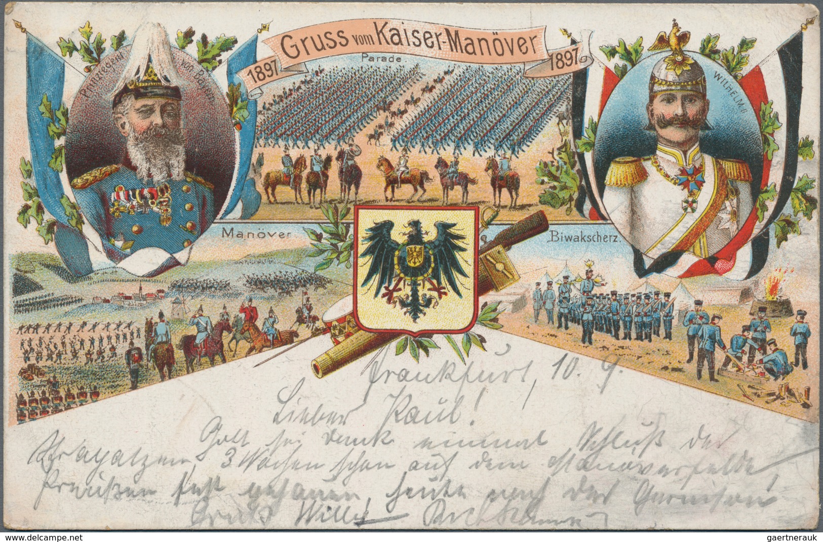 Ansichtskarten: Deutschland: 1891/1940 (ca.), Posten Von Ca. 240 Ansichtskarten Bzw. Auch Einigen We - Other & Unclassified