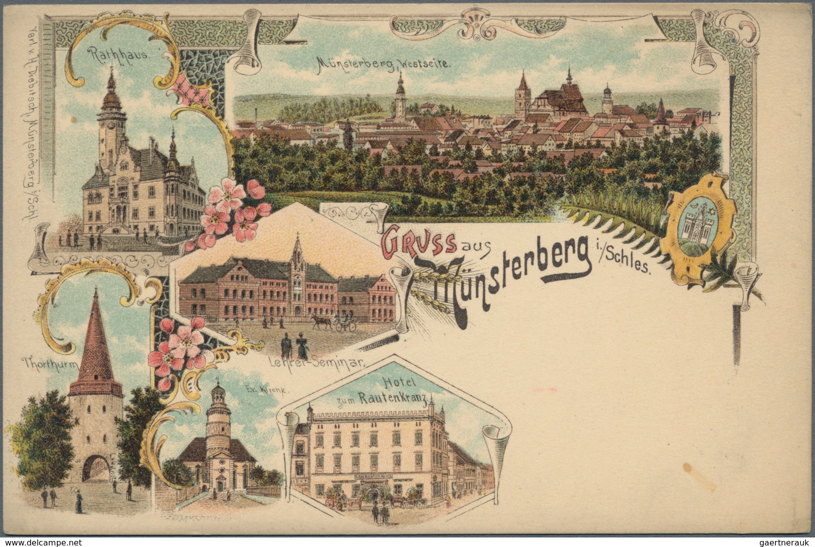 Ansichtskarten: Deutschland: 1892/1940 (ca.), saubere und vielseitige Partie von ca. 203 Topografie-