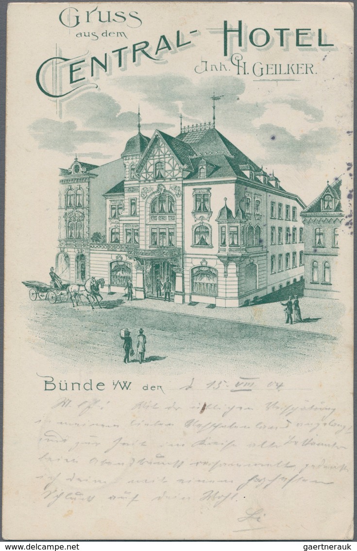 Ansichtskarten: Deutschland: 1896/1940 (ca.), Partie Von Ca. 170 Topografie-Ansichtskarten, Dabei Au - Sonstige & Ohne Zuordnung