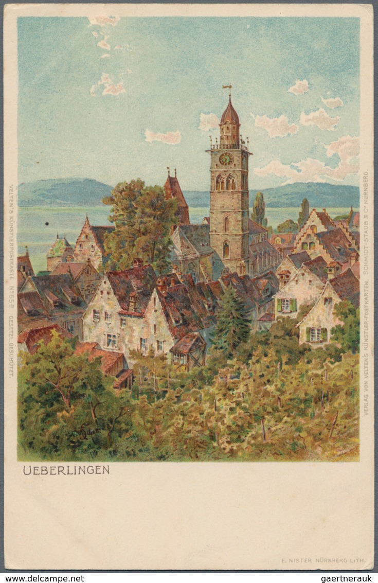 Ansichtskarten: Deutschland: BODENSEEGEBIET, Schachtel Mit Gut 160 Historischen Ansichtskarten Ab Ca - Other & Unclassified
