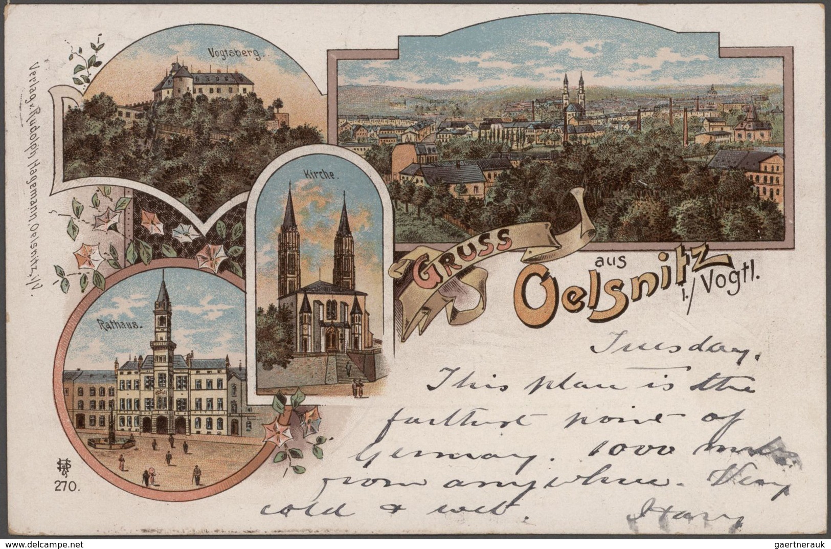 Ansichtskarten: Deutschland: DEUTSCHLAND, Gehaltvoller Bestand Mit Knapp 600 Historischen Ansichtska - Other & Unclassified