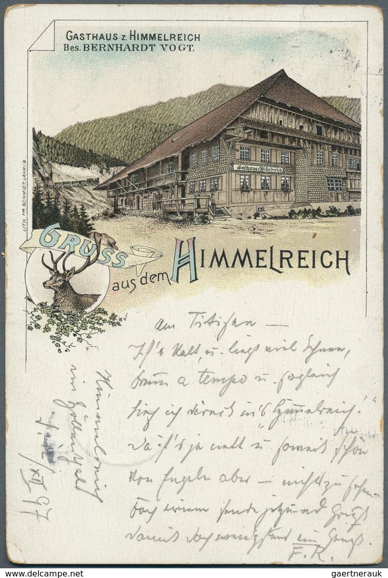 Ansichtskarten: Baden-Württemberg: HOCHSCHWARZWALD (alte PLZ 7820 - 7847), mit u.a. Titisee-Neustadt