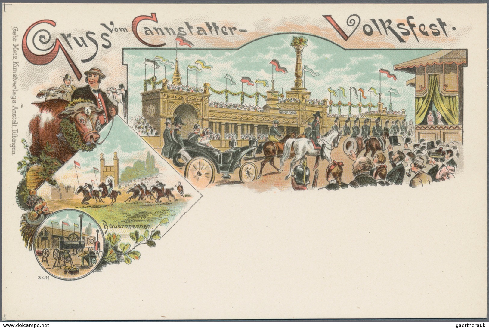 Ansichtskarten: Baden-Württemberg: SCHACHTEL Mit über 700 Historischen Ansichtskarten Ab Ca. 1892 Bi - Andere & Zonder Classificatie
