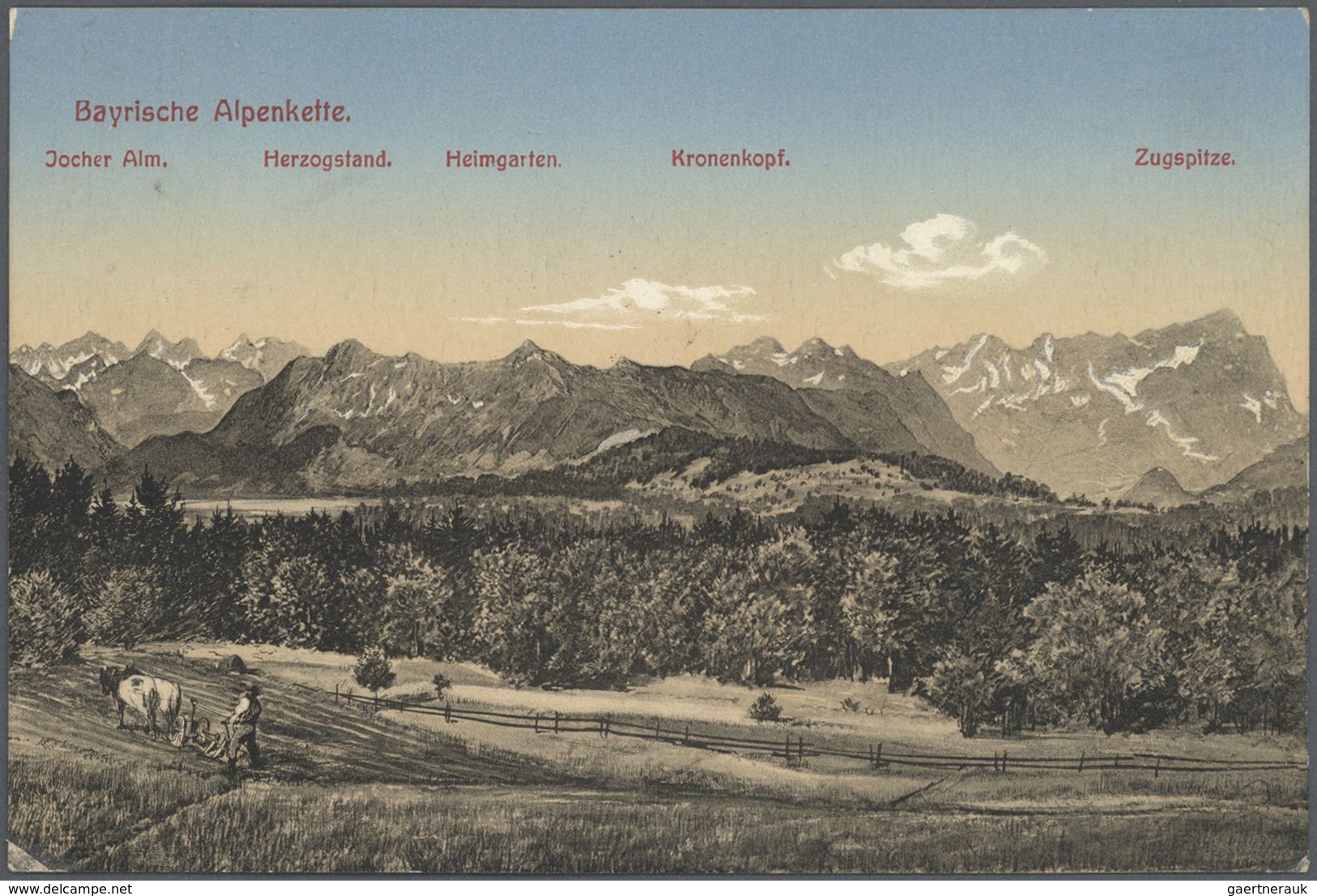 Ansichtskarten: Bayern: ISARTAL (alte PLZ 802), mit u.a. Baierbrunn, Schäftlarn, Icking, Grünwald, G
