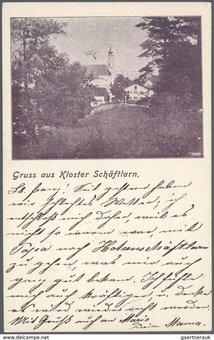 Ansichtskarten: Bayern: ISARTAL (alte PLZ 802), mit u.a. Baierbrunn, Schäftlarn, Icking, Grünwald, G