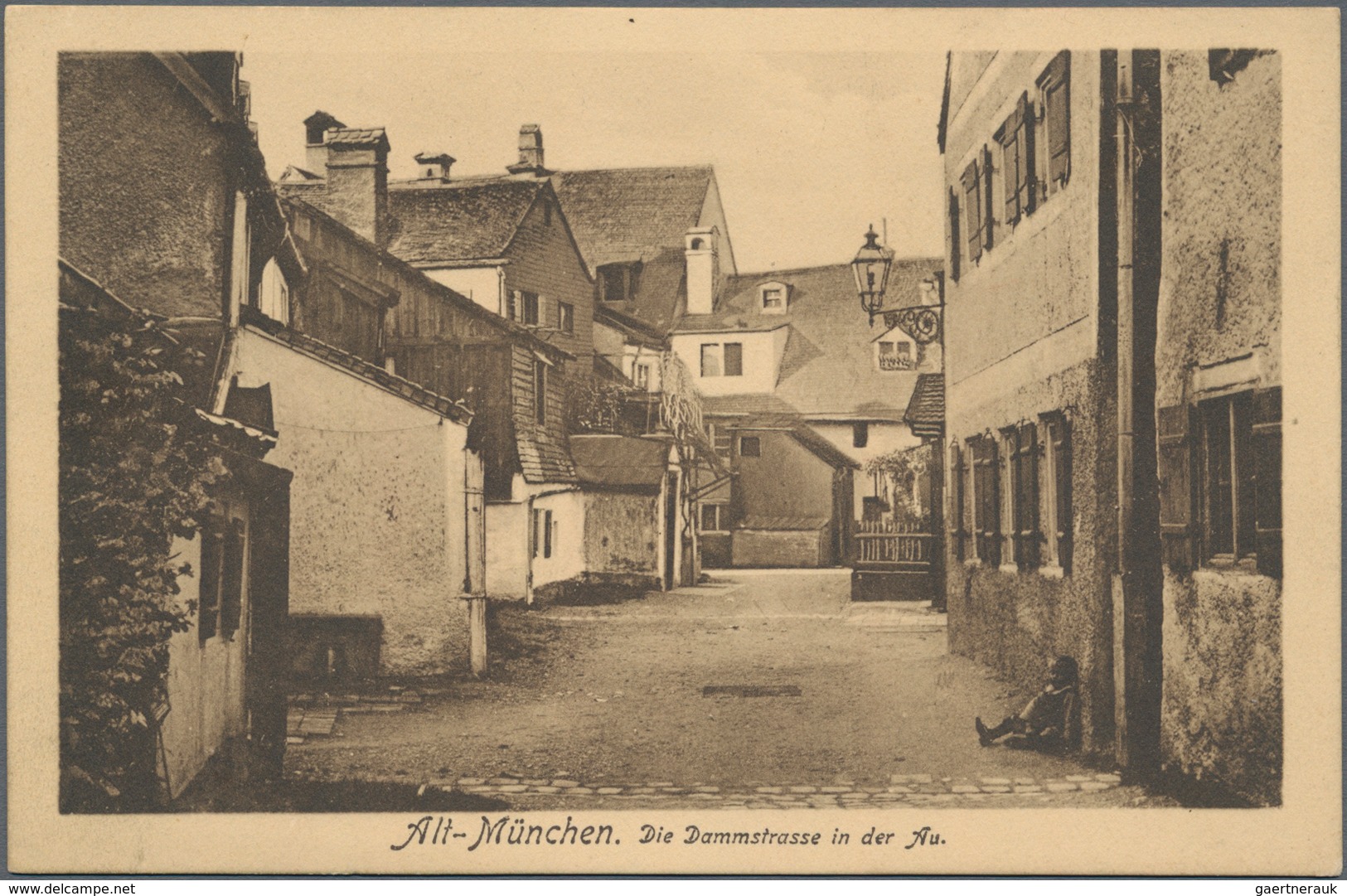 Ansichtskarten: Bayern: MÜNCHEN AU, Schachtel Mit Knapp 150 Historischen Ansichtskarten Ab Ca. 1898 - Andere & Zonder Classificatie