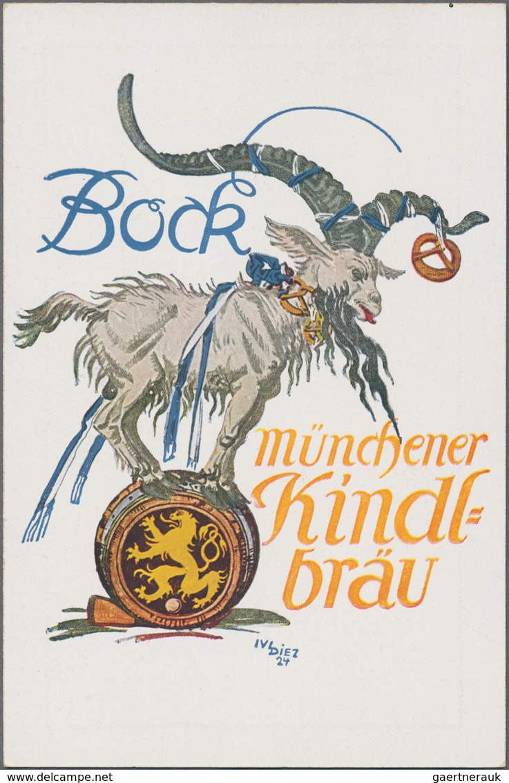 Ansichtskarten: Bayern: MÜNCHEN BIER & BRAUEREIEN, Hochwertiges Konvolut Mit Gut 150 Historischen An - Andere & Zonder Classificatie